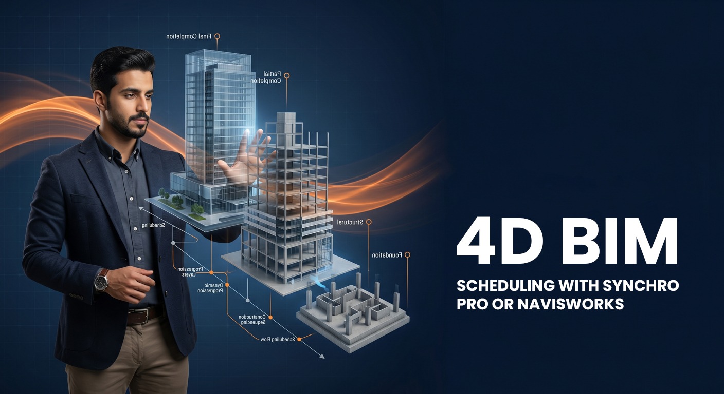 4D BIM Scheduling with Synchro Pro or Navisworks
